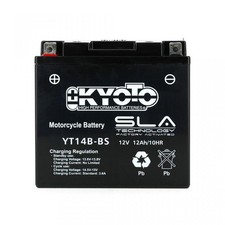 Batterie SLA Kyoto pour Moto Yamaha 1000 MT-01 2007 à 2009 YT14B-BS SLA / 12V