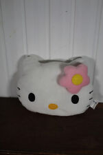 Coussin Peluche Hello Kitty Sanrio fleur rose