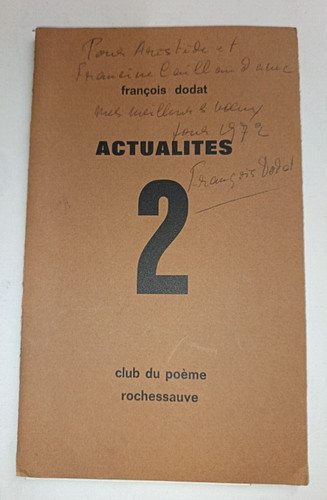 Poesie francois dodat - francois,
