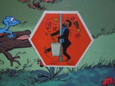 AUTOCOLLANTS  TINTIN  /  LA