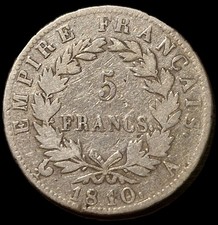 5 Francs Napoléon 1er 1810 A