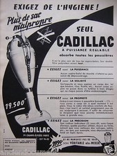 PUBLICITÉ 1955 ASPIRATEUR