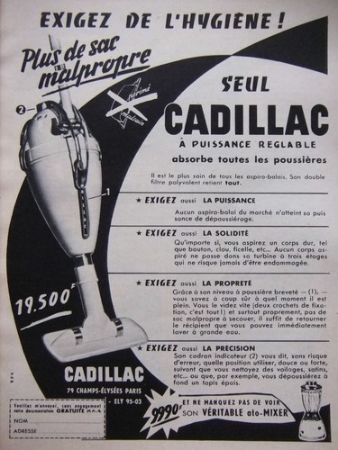 Publicité 1955 aspirateur - 1955,