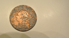 LOUIS XVI  SOL 1789 K = BORDEAUX  décentré  RARE