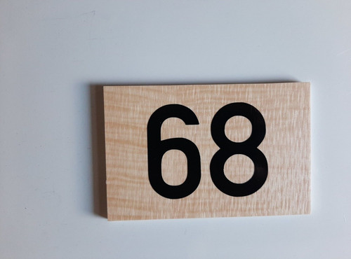 Panneau numéro maison - numéro, de