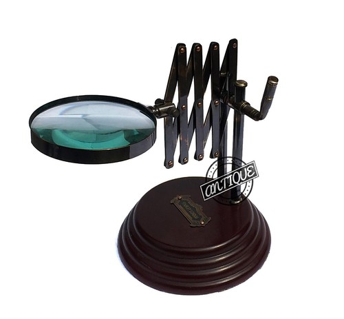 Ancienne loupe table en - loupe,