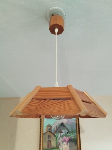 Vintage suspension lustre - suspension,