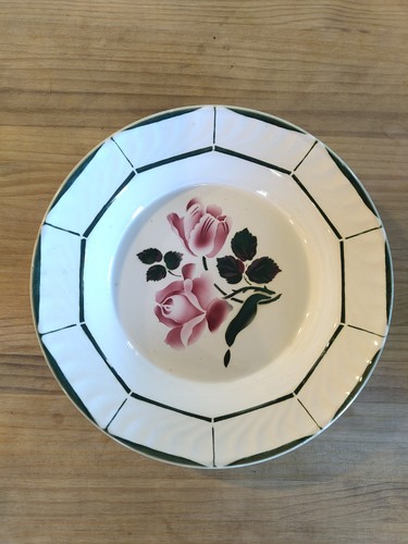 Assiette vintrage digoin - assiette,