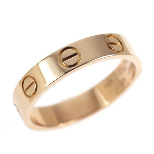 Bague cartier k18pg - bague, mini