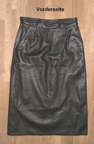 Jupe cuir noir longue à - jupe,