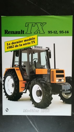 Brochure tracteur renault - brochure,