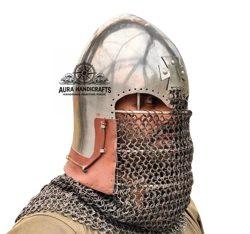 Casque barbuta acier aura - aura,