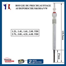 Bougie de préchauffage pour EOS GOLF JETTA PASSAT 1,6 2,0L 3,0 TDI = 03L963319