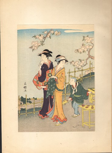 1920 estampe japonaise femmes - japonaise,