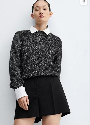 Mango pull poivron noir uk - pull,