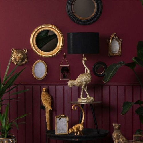 Miroir rond bois - miroir,