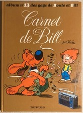 album bd édition originale Carnets de Bill