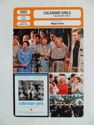 Carte fiche cinema 2003 - carte,