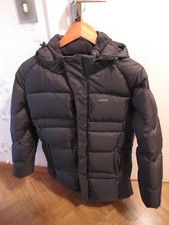 Manteau Doudoune ou blouson de ski noir avec capuche amovible WEDZE T38 