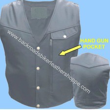 MENS LEATHER BIKER MOTORCYCLE
