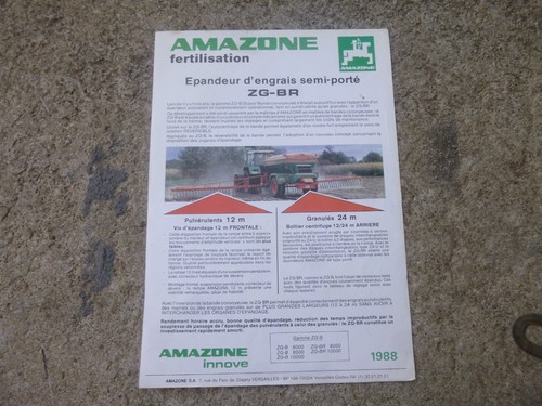Prospectus epandeur engrais - epandeur, d'engrais