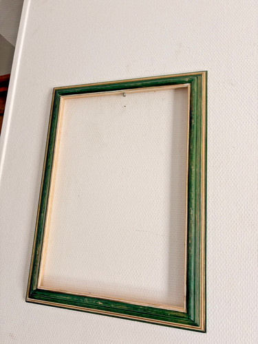 Cadre vert doré - vert, directoire