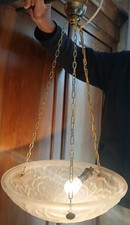 Lustre Suspension Vasque "PRIMAFLORE FRANCE DEPOSE 323"