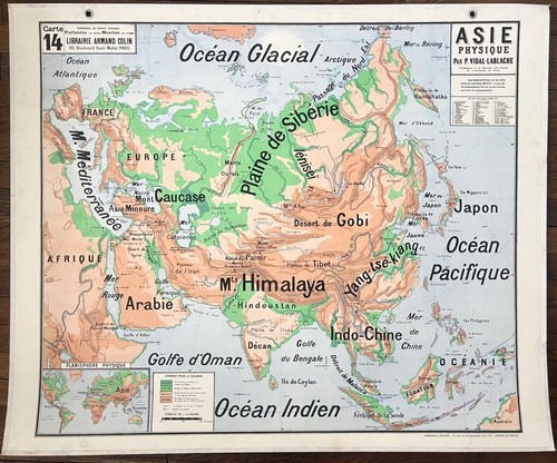 Ancienne carte scolaire - 🌍,