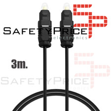Câble Toslink audio numérique fibre optique 3m optique son Hifi fibre optique...