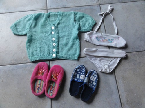 Paires pantoufles fille - 2,