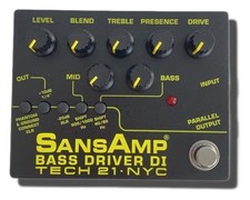 TECH21 SANSAMP BASS DRIVER DI V2 (7 boutons) pédale 3675 testée et fonctionnelle