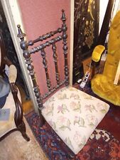 Ancienne Chaise (Dit De Nourrice) Napoléon Ill, Point De Croix