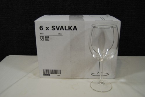 Ikea svalka wine glass - glass, clear
