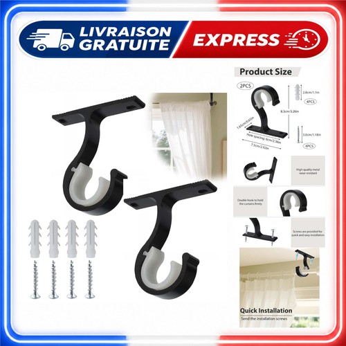 Support tringle rideaux - tringle, à
