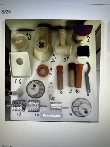 Lot pieces detachees du - 4,