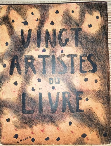 Vingt artistes livre 1950 - artistes,
