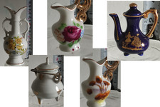 lot MINIATURE mini   vase broc