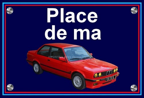 Plaque place bmw e 30 - plaque, "