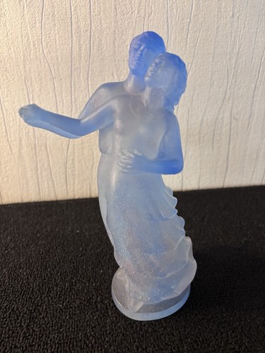 Sculpture couple en cristal - en,