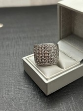 belle bague argent massif avec