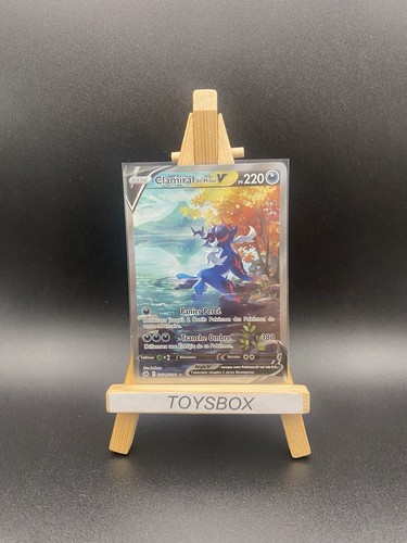 Carte pokémon clamiral - carte, v