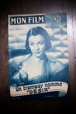 A STREETCAR NAMED DESIR First French Program Original Movie Poster 1951