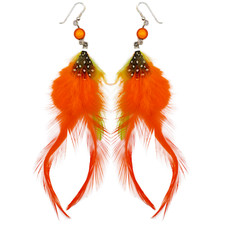 Boucles D'oreilles En Plumes