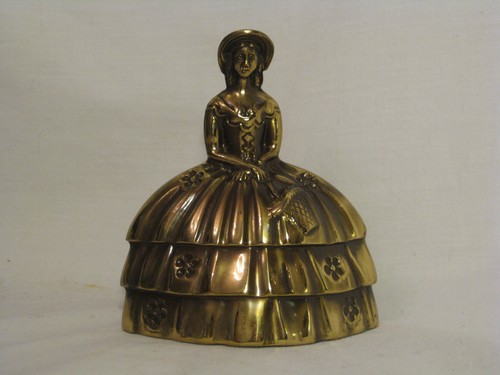 Ornate figural brass - figural, bell