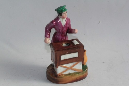 Figurative porcelain inkwell - figurative,