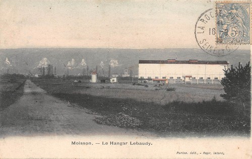 Moisson hangar lebaudy n - 78-moisson-le, lebaudy-n