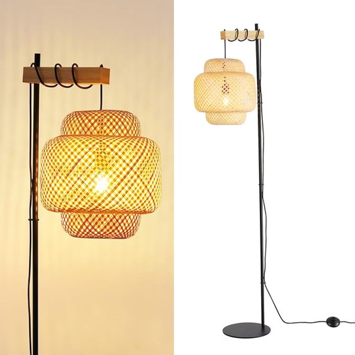 Lampadaire noir abat - -, en