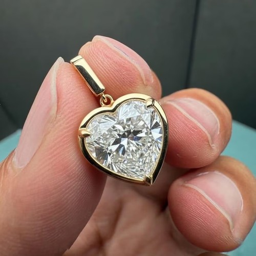 Rare pendentif taille - taille, coeur