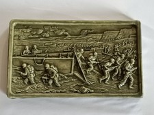 Bas relief péniche du