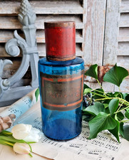 ANCIEN POT BOCAL EN VERRE A